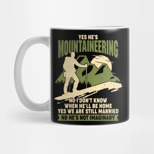 Mountaineering Mountaineer Wife Couple Gift Mug